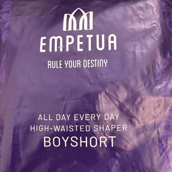 New SHAPERMINT Empetua All Day Every Day High-Waisted Shaper Boyshort XL BLACK - Picture 4 of 4